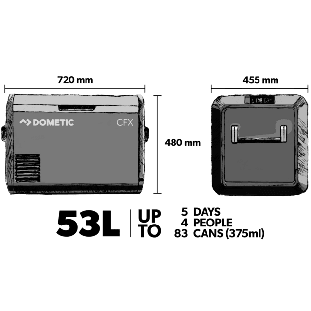 CFX3 55IM Gefrier- und Kühlbox