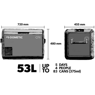 CFX3 55IM Gefrier- und Kühlbox
