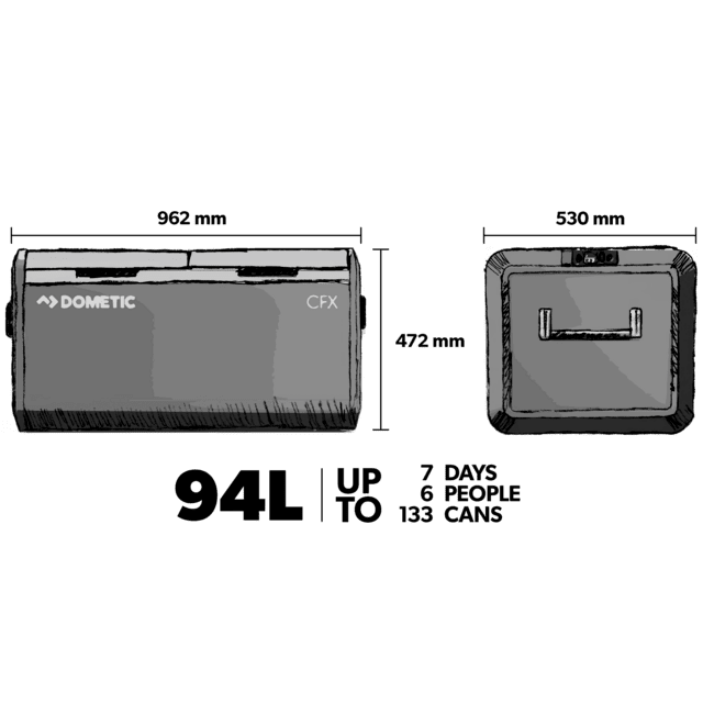 CFX3 95DZ Gefrier- und Kühlbox