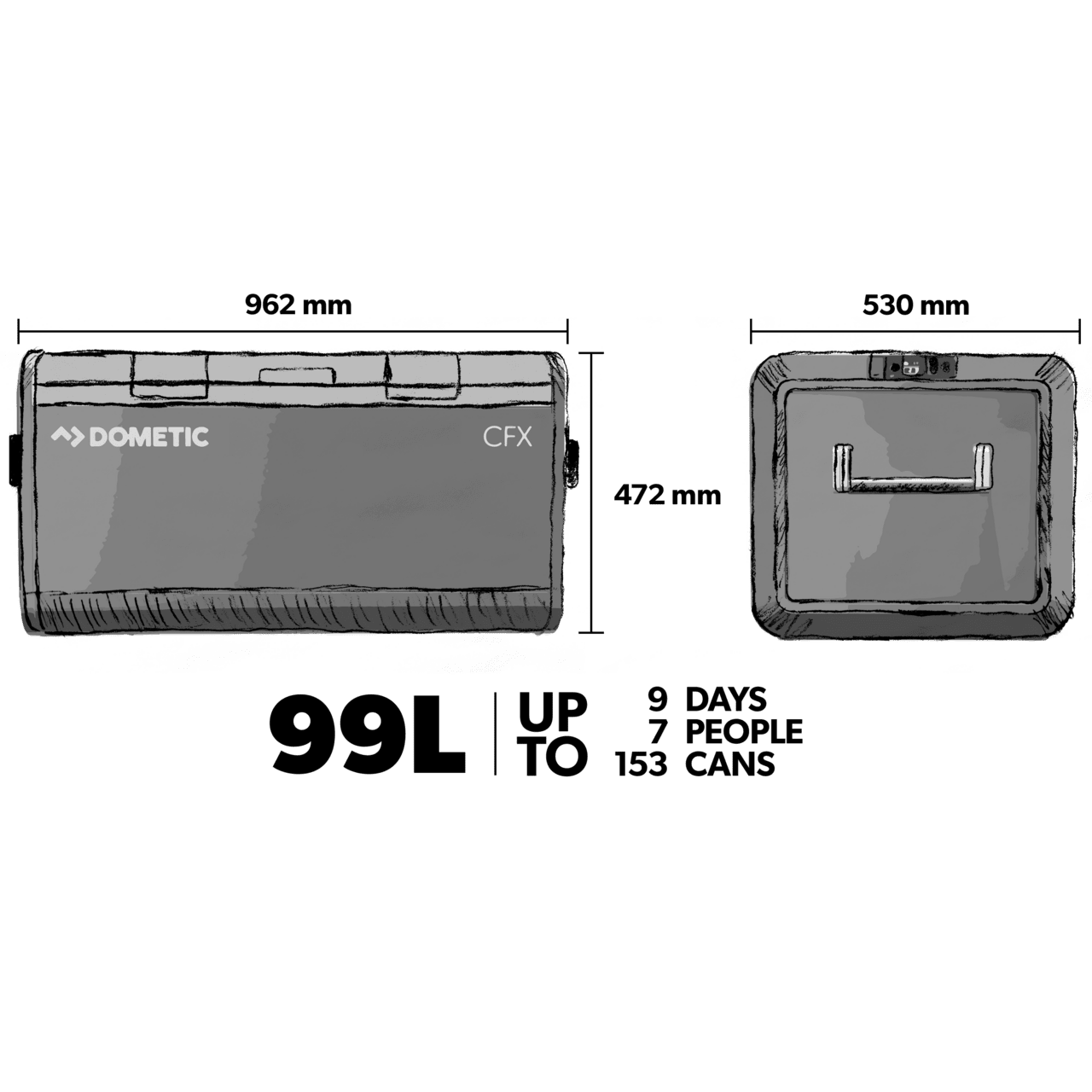 CFX3 100 Gefrier- und Kühlbox