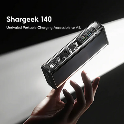 Shargeek 140W Powerbank Schwarz