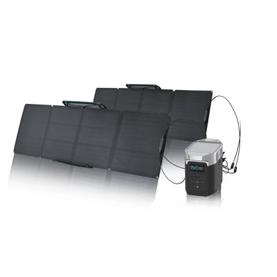 Delta 2 (EU) + 2 x 110W foldable solar panels